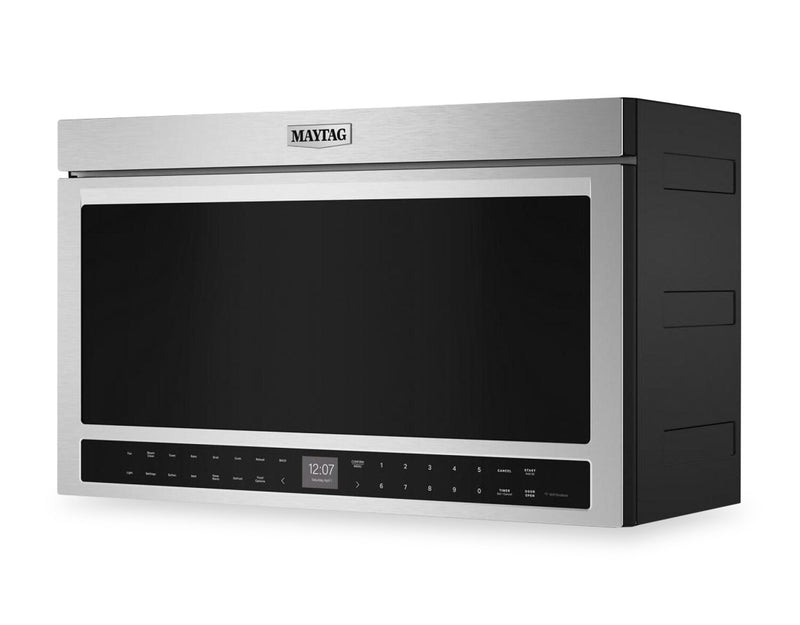 Maytag 1.1 Cu. Ft. Flush Mount Over-the-Range Microwave-Toaster Oven - Stainless Steel - YMMMF8030PZ
