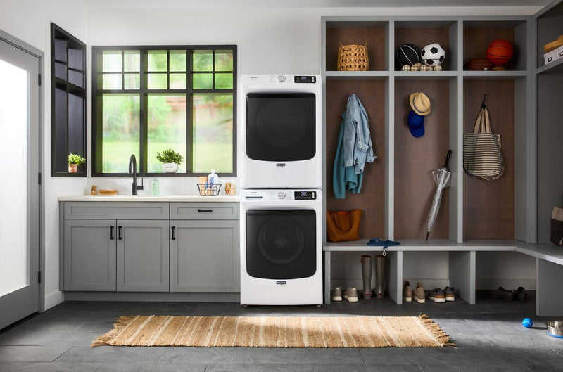 Maytag 5.8 Cu. Ft. Pet Pro Smart Front-Load Washer and 7.4 Cu. Ft. Gas Dryer - White