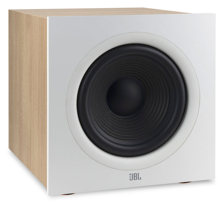 JBL Stage 200P 10\" 300W Powered Subwoofer - White (JBL200PWHTAM)