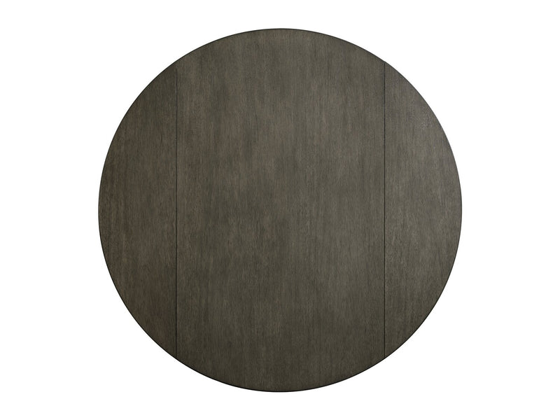 Bryn Drop-Leaf Dining Table, 42\" Round - Dark Grey