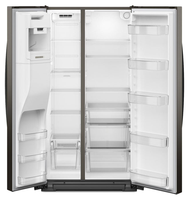 Whirlpool 36\" 21 Cu. Ft. Side-by-Side Refrigerator - Black Stainless - WRSC5536RV