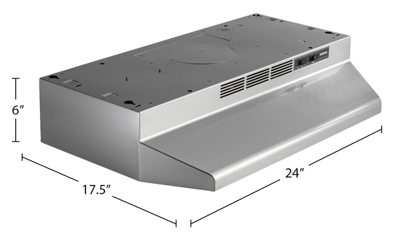Broan BU2 Series 30\" Under-Cabinet Range Hood - Stainless Steel - BU230SF \t