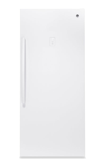 GE 21.3 Cu. Ft. Frost-Free Upright Freezer - White - FUF21SMRWW