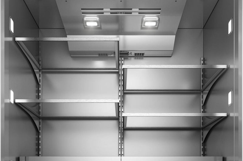 KitchenAid 36\" 20.8 Cu. Ft. Built-In Bottom Mount Refrigerator - PrintShield Stainless Steel - KBBR336SPS