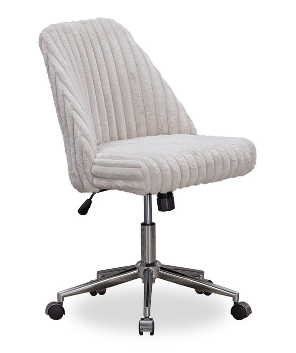 Sealy® Mink 26\" Adjustable Office Chair - Cream