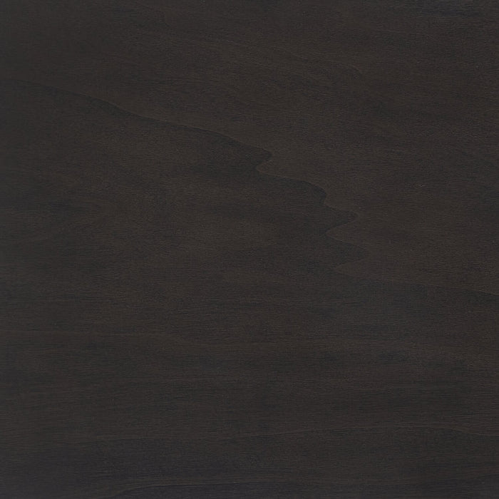 Jorja 34.75\" Modern Glass Top Coffee Table - Brown with Bentwoood Legs