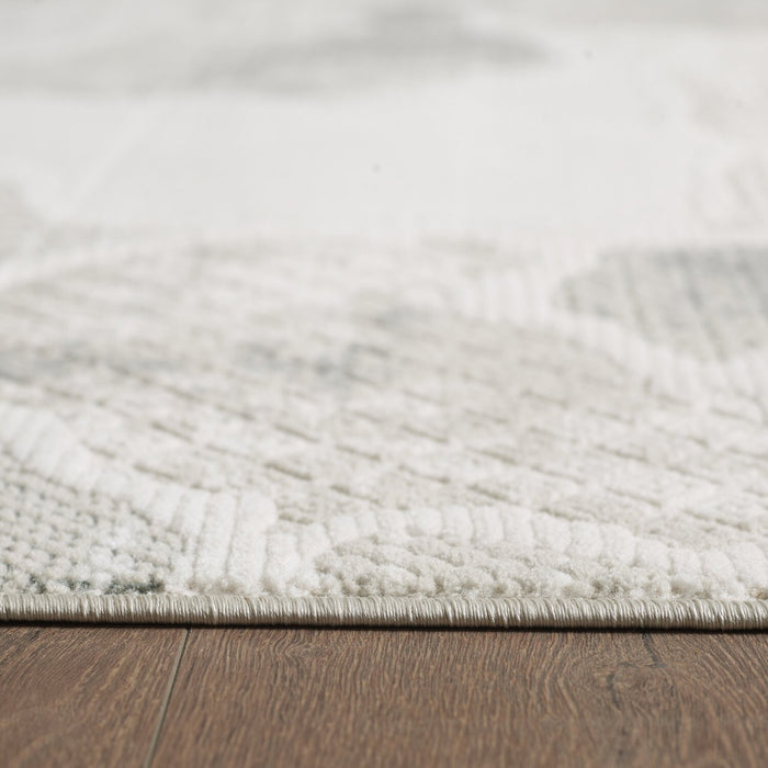 Cove Waves Grey Area Rug - 5'3\" x 7'7\"