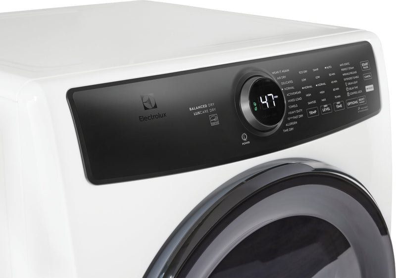 Electrolux 8 Cu. Ft. Perfect Steam™ Gas Dryer with LuxCare® Dry and Instant Refresh - ELFG7738AW 