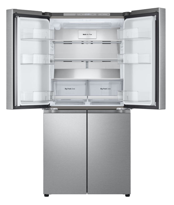 LG 33\" 18.6 Cu. Ft. French 4-Door Counter-Depth Refrigerator - Stainless Steel - LF19C8200S