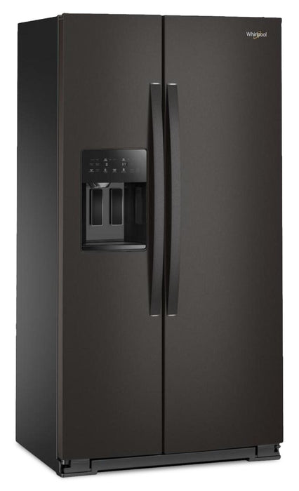 Whirlpool 36\" 21 Cu. Ft. Side-by-Side Refrigerator - Black Stainless - WRSC5536RV