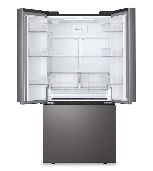 LG 25 Cu. Ft. Smart French-Door Refrigerator with Ice Maker - Black Stainless Steel - LF25S6200D