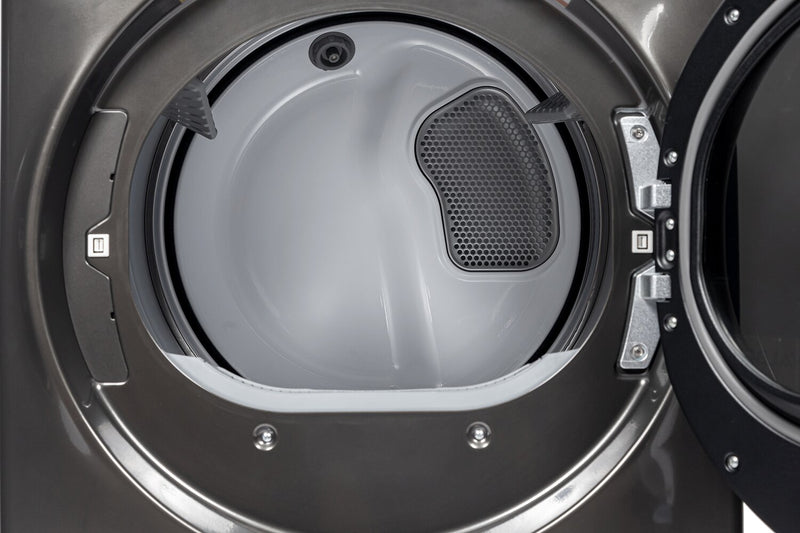 Midea 8.0 Cu. Ft. Tumble Dryer with Steam Care - Grey - MLHE52S7AGG