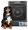 ["Maytag 5.8 Cu. Ft. Pet Pro Smart Front-Load Washer - Volcano Black - MFW7020RU"]