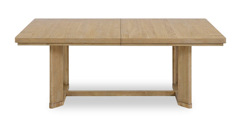 Aspen 5pc Dining Package with 80-104\" Extension Table & 4 Chairs, Fabric - Natural