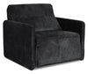 Dawn 42\" Chenille Fabric Sleeper Chair - Grey