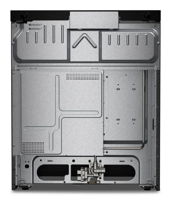 Whirlpool 30\" 5 Cu. Ft. Gas Range with Air Cooking - Black-on-Stainless - WSGS5030SV