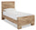 ["Derekson Panel Bed with Headboard & Frame for Kids, Natural - Twin Size"]