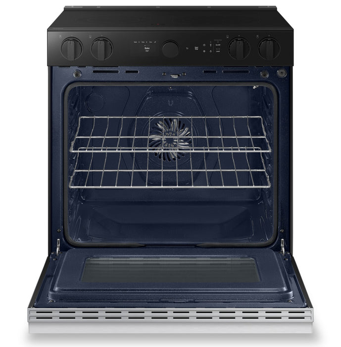 Samsung 6.3 Cu. Ft. Smart Electric Slide In Range with Oven Camera - Stainless Steel - NSE6DG8700SRAC