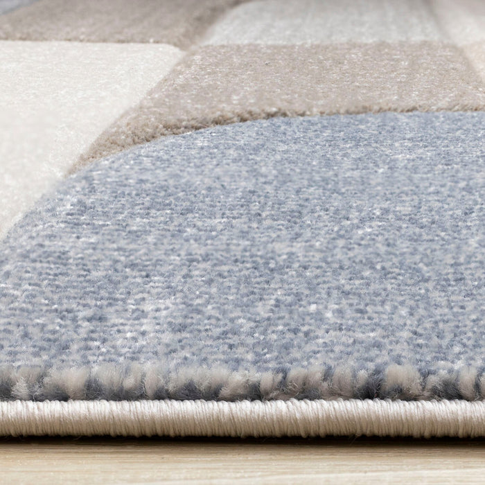 Farrah Blue Grey Area Rug - 6'7\" x 9'6\"