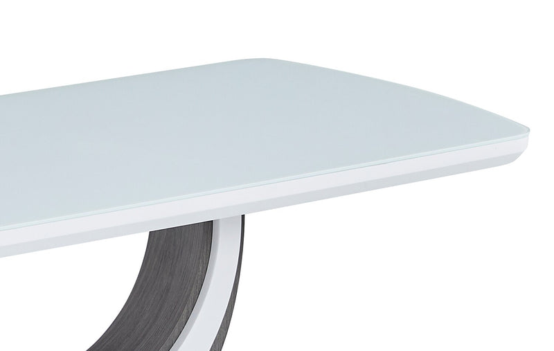 Brimley 47.25\" Modern Coffee Table - White and Grey