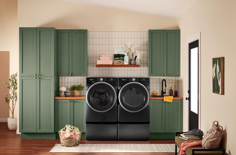 Whirlpool 5.8 Cu. Ft. Front-Load Washer with FreshFlow™ Vent System and 7.4 Cu. Ft. Electric Dryer 