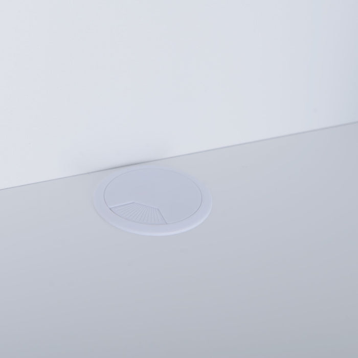 Ignatius Modern 3-Piece Entertainment Centre with Electric Fireplace and Storage for TVs up to 70\"- White