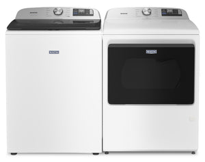 Maytag 6.0 Cu. Ft. Smart Top-Load Washer and 7.4 Cu. Ft. Gas Dryer – White 