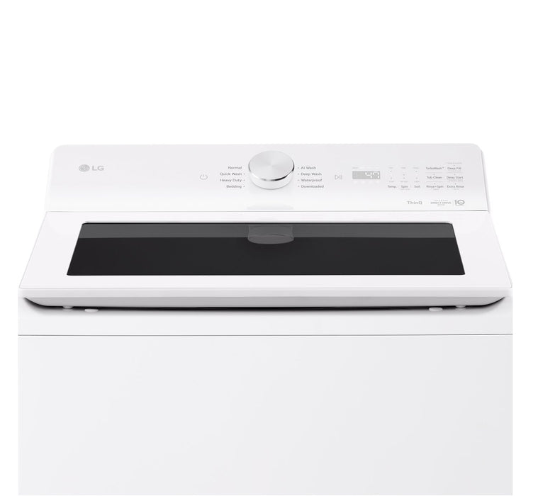 LG 5.6 Cu. Ft. Smart Top-Load Washer with EasyUnload™ - Essence White - WT8205CW