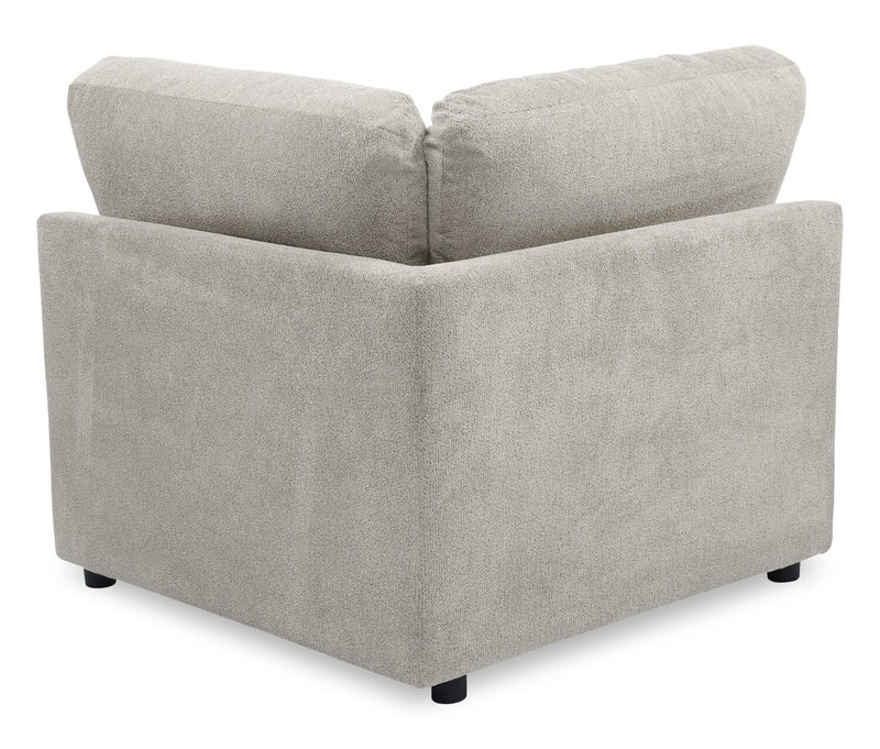 Voyage Modular Fabric Corner Chair with Removable Back Cushions – Beige