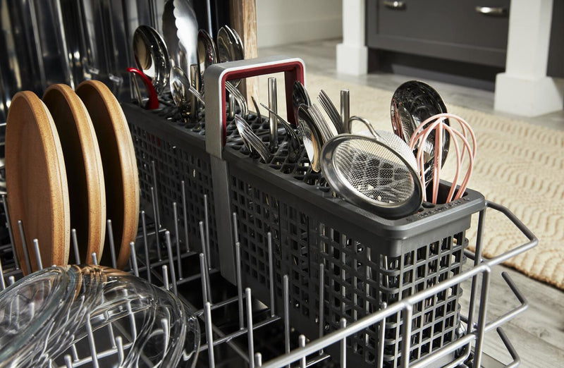 KitchenAid 24\" 41 dBA Dishwasher with Third Level Jet Rack – Juniper - KDFS324SJP