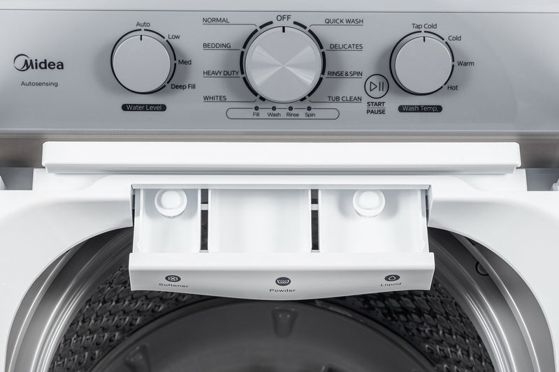 Midea 4.5 Cu. Ft. Top Load Agitator Washer – White - MLTW45A2BWW