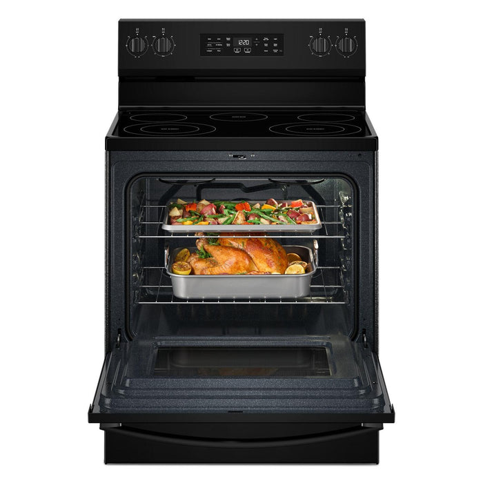 Whirlpool 5.3 Cu. Ft. Electric Range with Air Cooking - Black - YWFES4530SB