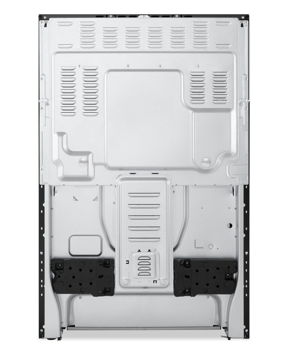 LG 6.3 Cu. Ft. Smart Electric Range with Air Fry - Black Stainless Steel - LREN6323ZE