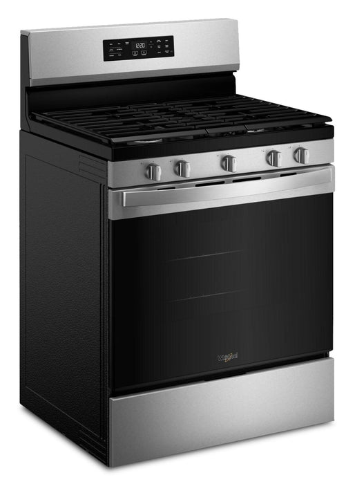 Whirlpool 30\" 5.0 Cu. Ft. Gas Range with Air Cooking – Fingerprint Resistant Stainless Steel - WFGS4530SZ