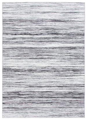 Ceren Grey Washable Area Rug - 5’ x 7’