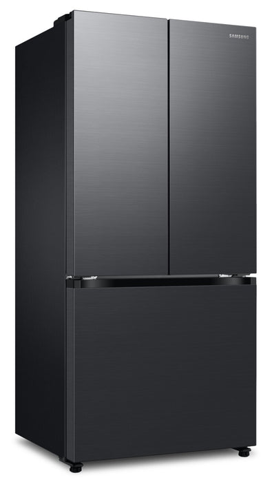 Samsung 33\" 17.5 Cu. Ft. Counter-Depth French-Door Refrigerator - Black Caviar Matt - RF18A5101MT/AA