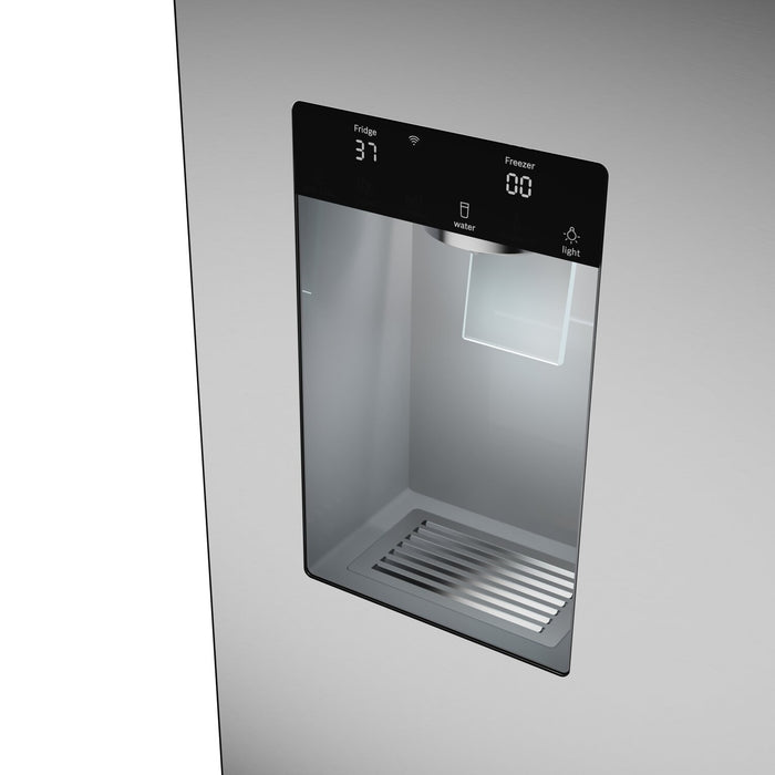 Bosch 36\" 26 Cu. Ft. 100 Series Smart French-Door Refrigerator - Stainless Steel - B36FD10ENS