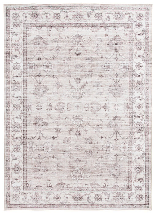 Aylin Ivory Washable Area Rug - 5’ x 7’