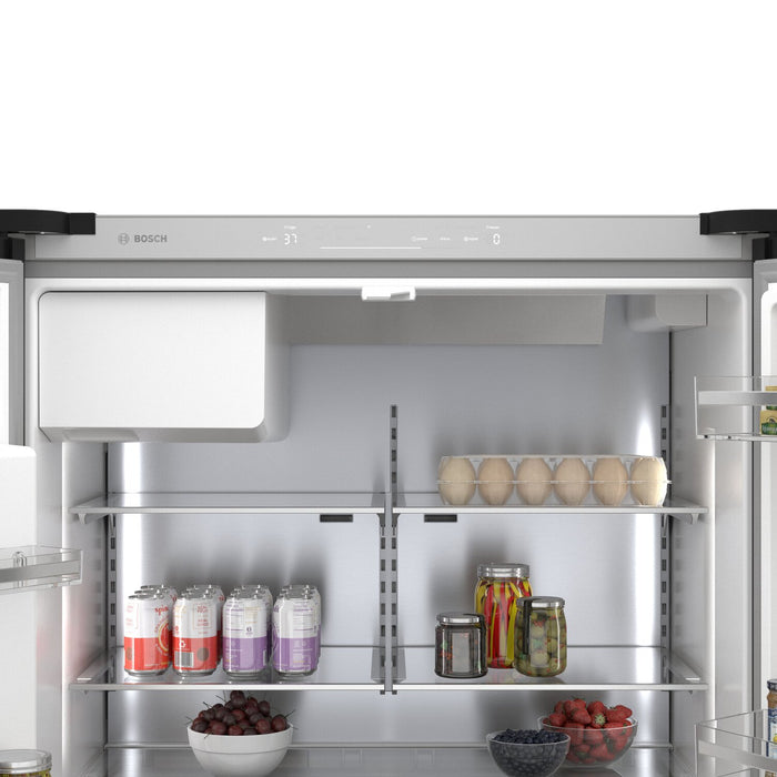 Bosch 21.6 Cu. Ft. French-Door Bottom Mount Refrigerator - Black Stainless Steel - B36CD52SNB