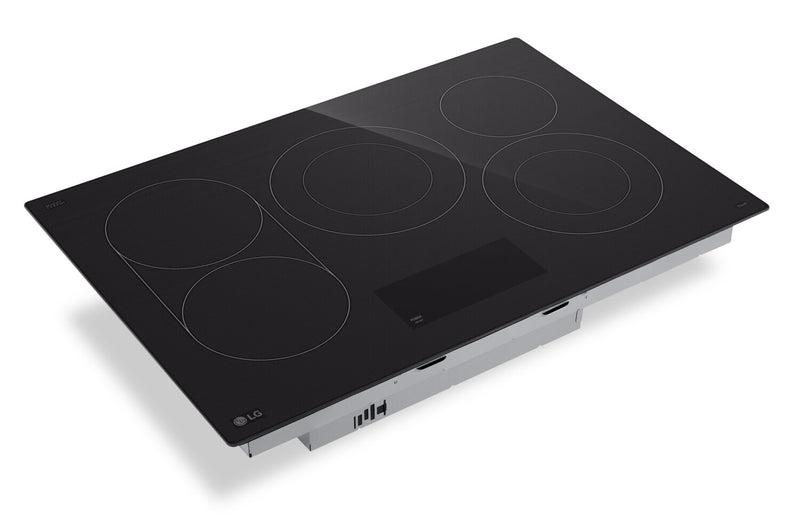 LG 30\" 5-Element Electric Cooktop with UltraHeat™ 3.2kW Element - Black - CBEW3017BE
