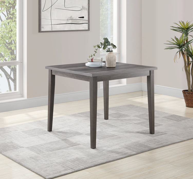 Krew Counter-Height Dining Table, Melamine, 42\"W - Grey