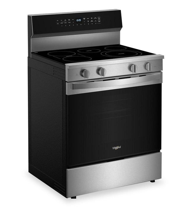 Whirlpool 30\" 5.3 Cu. Ft. Electric Range with No Preheat Air Fry - Fingerprint Resistant Stainless Steel - YWFES7030SZ