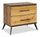 ["Silas Bedside 2-Drawer Nightstand, 26##PACKAGEDETAILSquot;W x 23.9##PACKAGEDETAILSquot;H - Rustic Brown"]