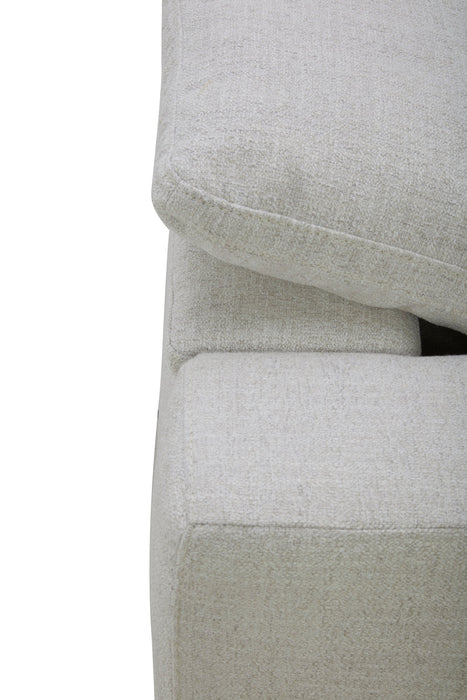 Sky Modular 6-Piece Fabric Power Reclining Sectional with Reclining Armless Chair - Nathan Wheat