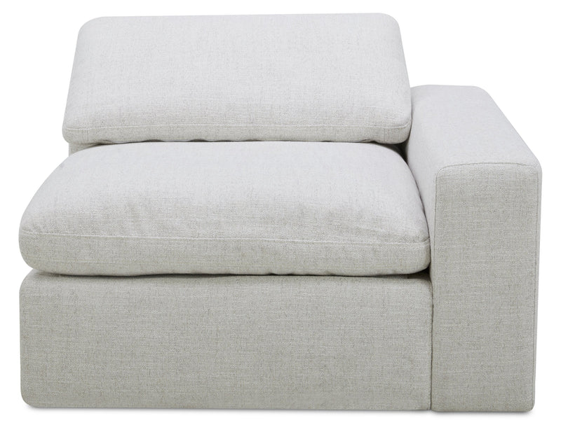 Sky Modular 6-Piece Fabric Power Reclining Sectional with Reclining Armless Chair - Nathan Wheat