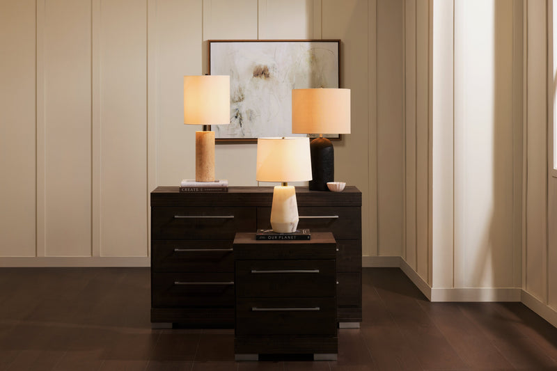 Sofia 20” Modern Stone Table Lamp - Natural Alabaster