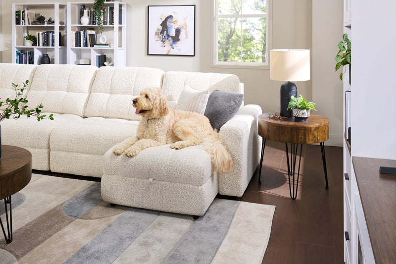 Kort & Co. Sol 24” Rustic Round Solid Pine Wood End Table - Brown