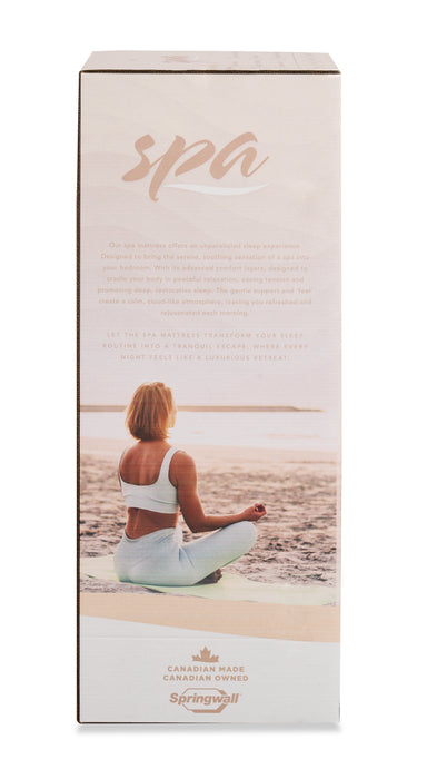 Springwall Spa 8 Firm Smooth Top Full Mattress in a Box Set