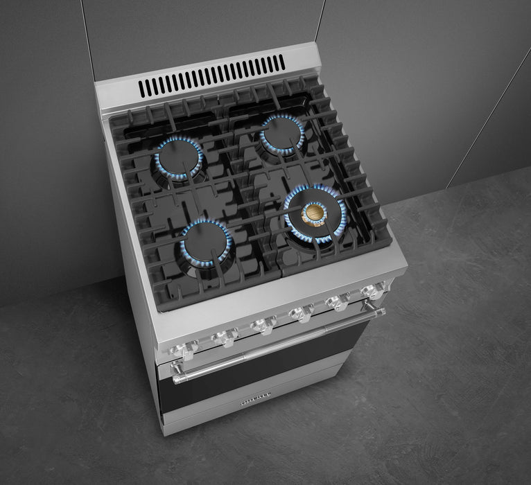 Smeg 2.8 Cu. Ft. Professional Gas Range - SPR24UGGX