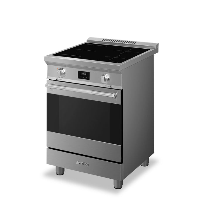 Smeg 2.8 Cu. Ft. Professional Induction Range - SPR24UIMX